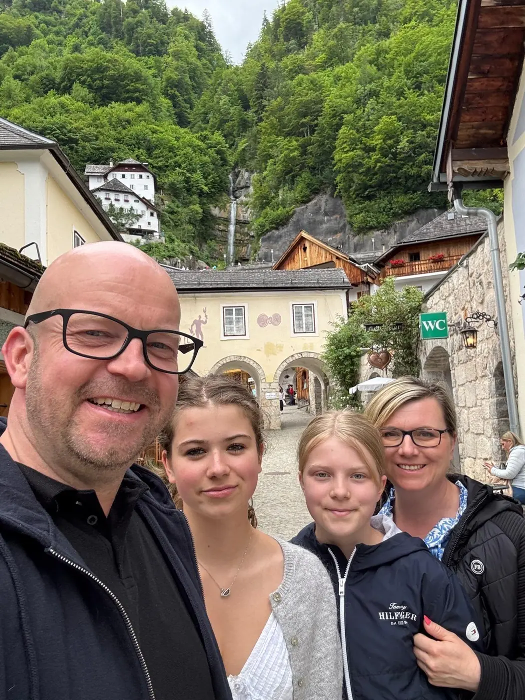 Alexander Schultz mit seiner Familie auf einer gemeinsamen Reise