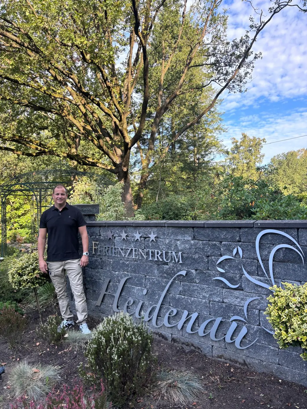 José Martinez Luis am Ferienzentrum Heidenau